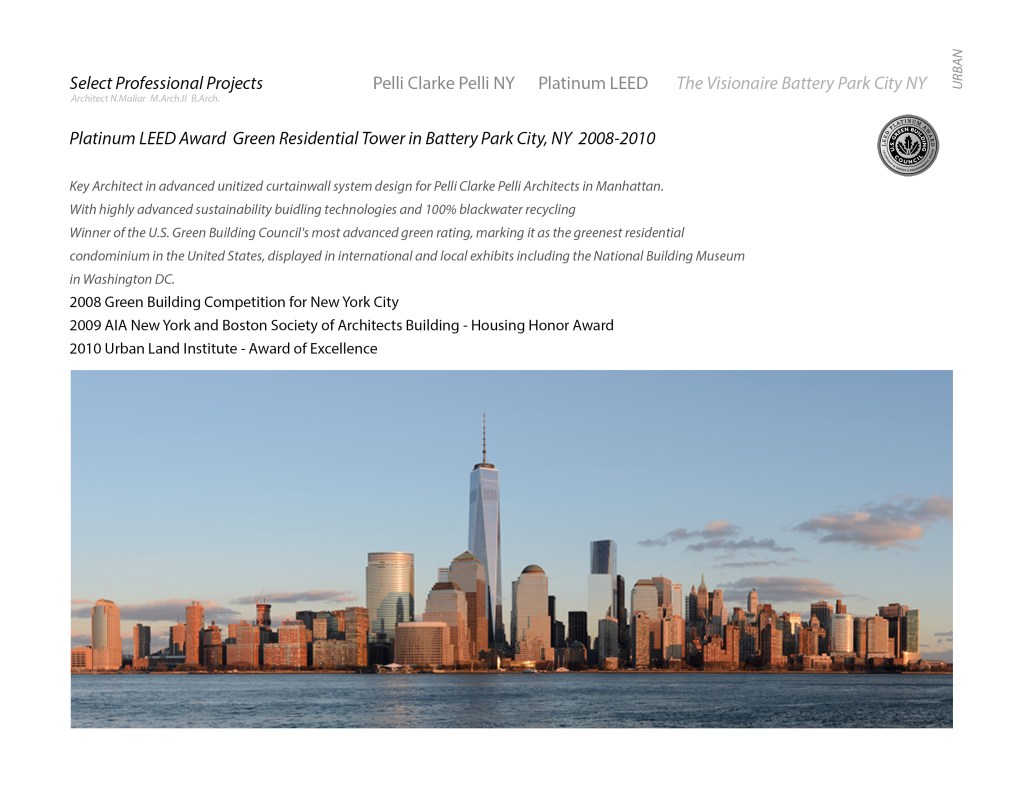 Project Architect Cesar Pelli NY N.Maliar